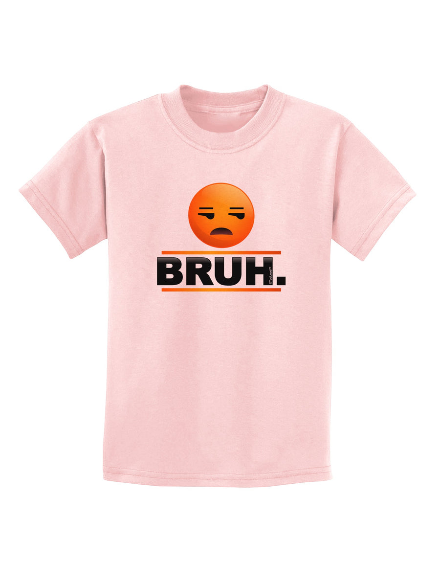 Bruh Emoji Childrens T-Shirt-Childrens T-Shirt-TooLoud-White-X-Small-Davson Sales