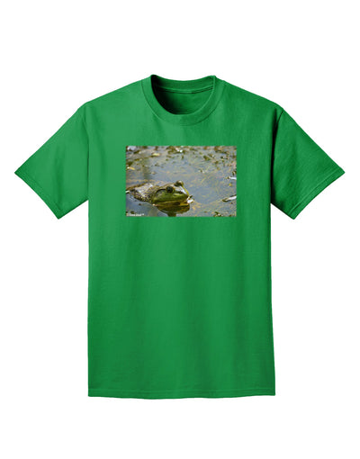 Bullfrog In Water Adult Dark T-Shirt by TooLoud-Mens T-Shirt-TooLoud-Kelly-Green-Small-Davson Sales