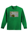 Bullfrog In Water Adult Long Sleeve Dark T-Shirt by TooLoud-TooLoud-Kelly-Green-Small-Davson Sales