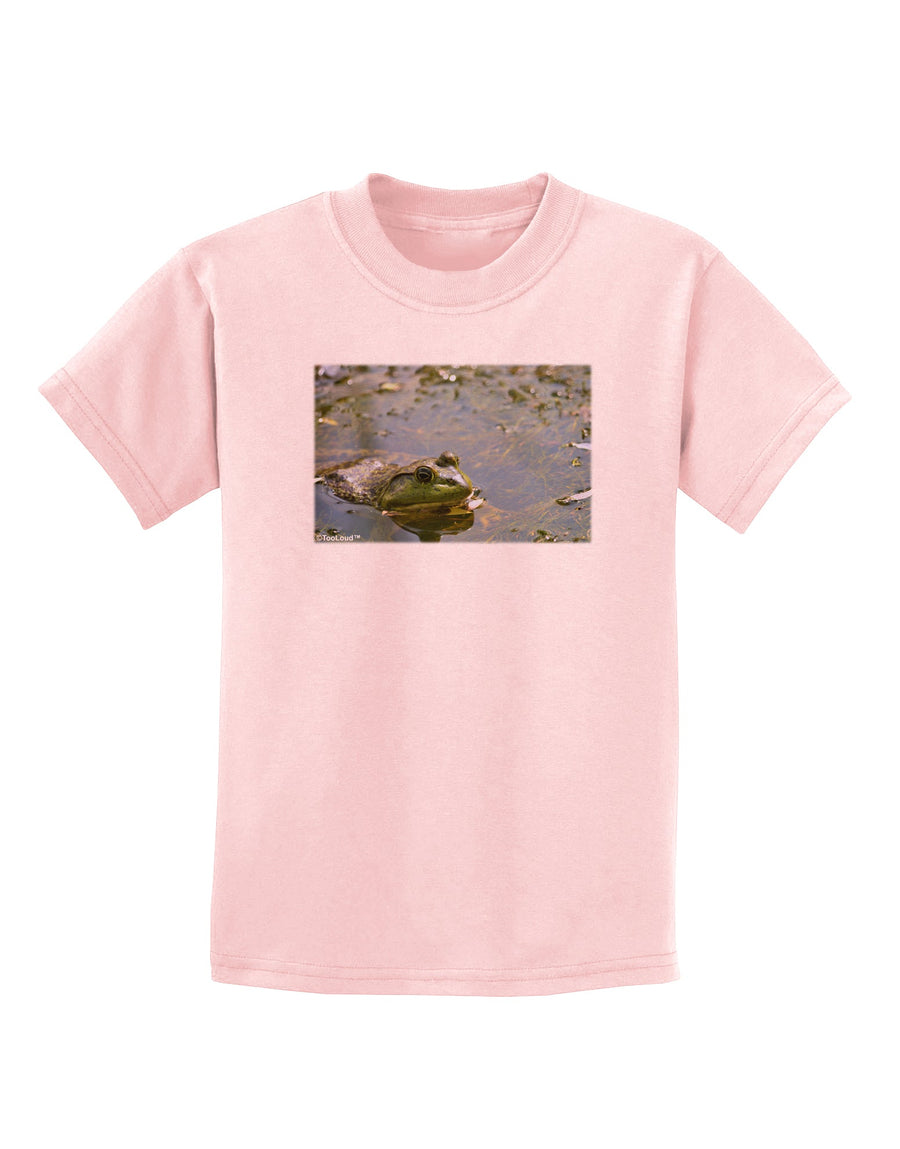 Bullfrog In Water Childrens T-Shirt by TooLoud-Childrens T-Shirt-TooLoud-White-X-Small-Davson Sales