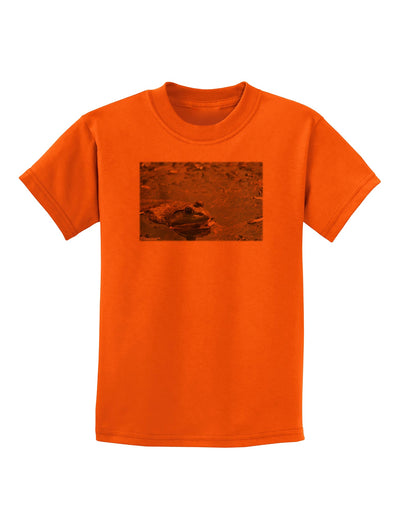 Bullfrog In Water Childrens T-Shirt by TooLoud-Childrens T-Shirt-TooLoud-Orange-X-Small-Davson Sales