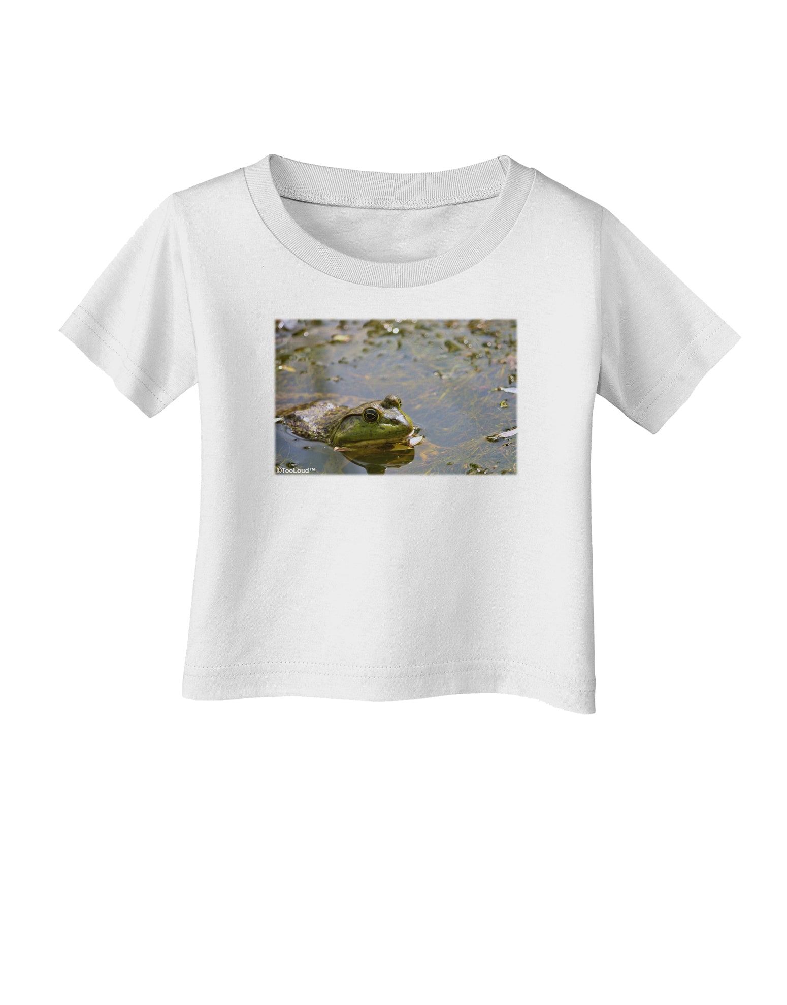 Bullfrog In Water Infant T-Shirt by TooLoud-Infant T-Shirt-TooLoud-White-06-Months-Davson Sales