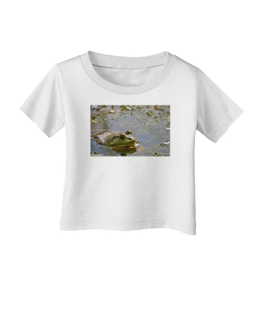 Bullfrog In Water Infant T-Shirt by TooLoud-Infant T-Shirt-TooLoud-White-06-Months-Davson Sales