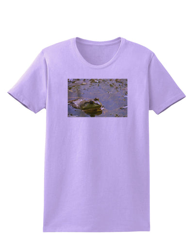 Bullfrog In Water Womens T-Shirt by TooLoud-Womens T-Shirt-TooLoud-Lavender-X-Small-Davson Sales