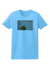 Bullfrog In Water Womens T-Shirt by TooLoud-Womens T-Shirt-TooLoud-Aquatic-Blue-X-Small-Davson Sales