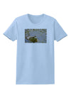 Bullfrog In Water Womens T-Shirt by TooLoud-Womens T-Shirt-TooLoud-Light-Blue-X-Small-Davson Sales