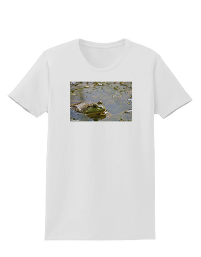 Bullfrog In Water Womens T-Shirt by TooLoud-Womens T-Shirt-TooLoud-White-X-Small-Davson Sales