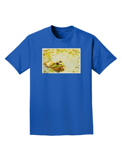 Bullfrog In Watercolor Adult Dark T-Shirt by TooLoud-Mens T-Shirt-TooLoud-Royal-Blue-Small-Davson Sales