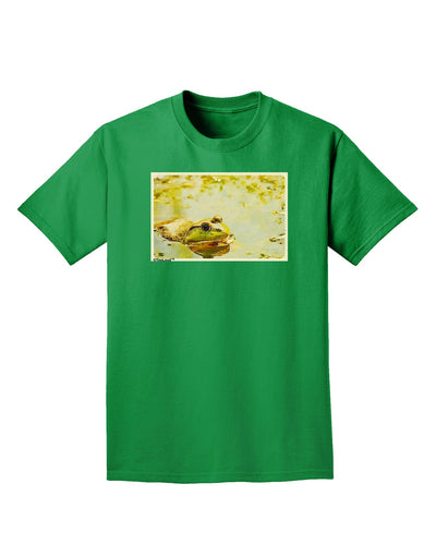 Bullfrog In Watercolor Adult Dark T-Shirt by TooLoud-Mens T-Shirt-TooLoud-Kelly-Green-Small-Davson Sales