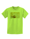 Bullfrog In Watercolor Childrens T-Shirt by TooLoud-Childrens T-Shirt-TooLoud-Lime-Green-X-Small-Davson Sales