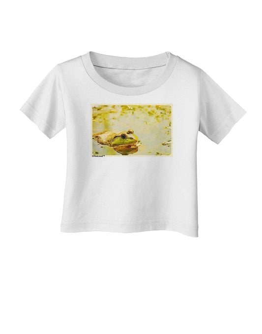 Bullfrog In Watercolor Infant T-Shirt by TooLoud-Infant T-Shirt-TooLoud-White-06-Months-Davson Sales