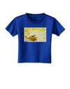 Bullfrog In Watercolor Toddler T-Shirt Dark by TooLoud-Toddler T-Shirt-TooLoud-Royal-Blue-2T-Davson Sales