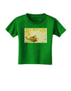 Bullfrog In Watercolor Toddler T-Shirt Dark by TooLoud-Toddler T-Shirt-TooLoud-Clover-Green-2T-Davson Sales