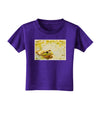 Bullfrog In Watercolor Toddler T-Shirt Dark by TooLoud-Toddler T-Shirt-TooLoud-Purple-2T-Davson Sales