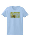 Bullfrog In Watercolor Womens T-Shirt by TooLoud-Womens T-Shirt-TooLoud-Light-Blue-X-Small-Davson Sales