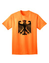Bundeswehr Logo Adult T-Shirt: Premium Quality for Discerning Shoppers-Mens T-shirts-TooLoud-Neon-Orange-Small-Davson Sales