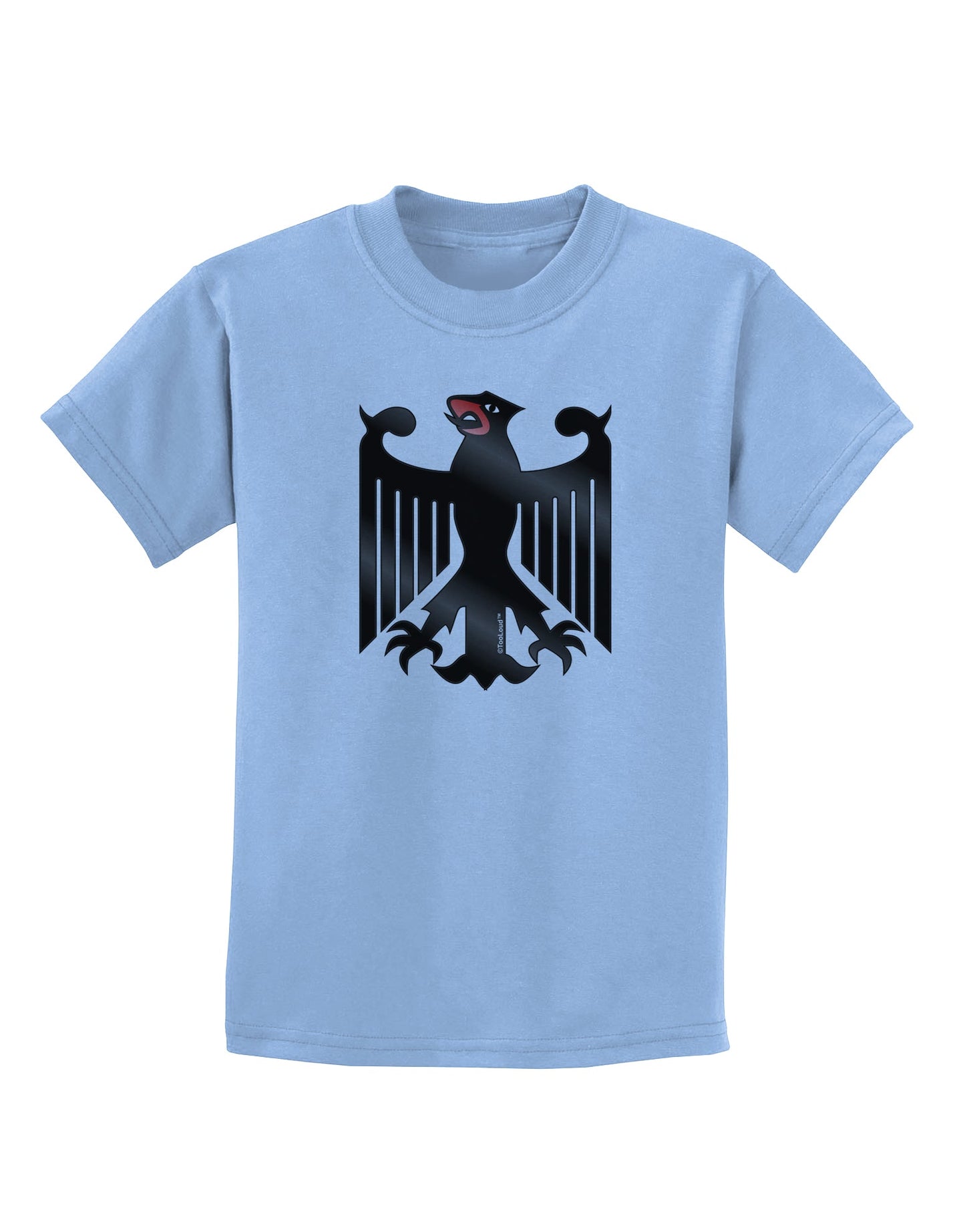 Bundeswehr Logo Childrens T-Shirt-Childrens T-Shirt-TooLoud-Light-Blue-X-Small-Davson Sales
