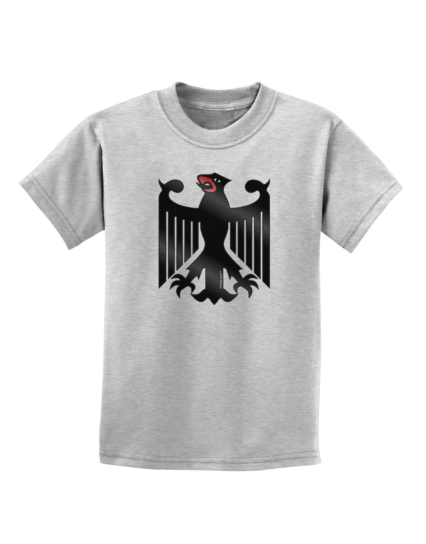 Bundeswehr Logo Childrens T-Shirt-Childrens T-Shirt-TooLoud-AshGray-X-Small-Davson Sales
