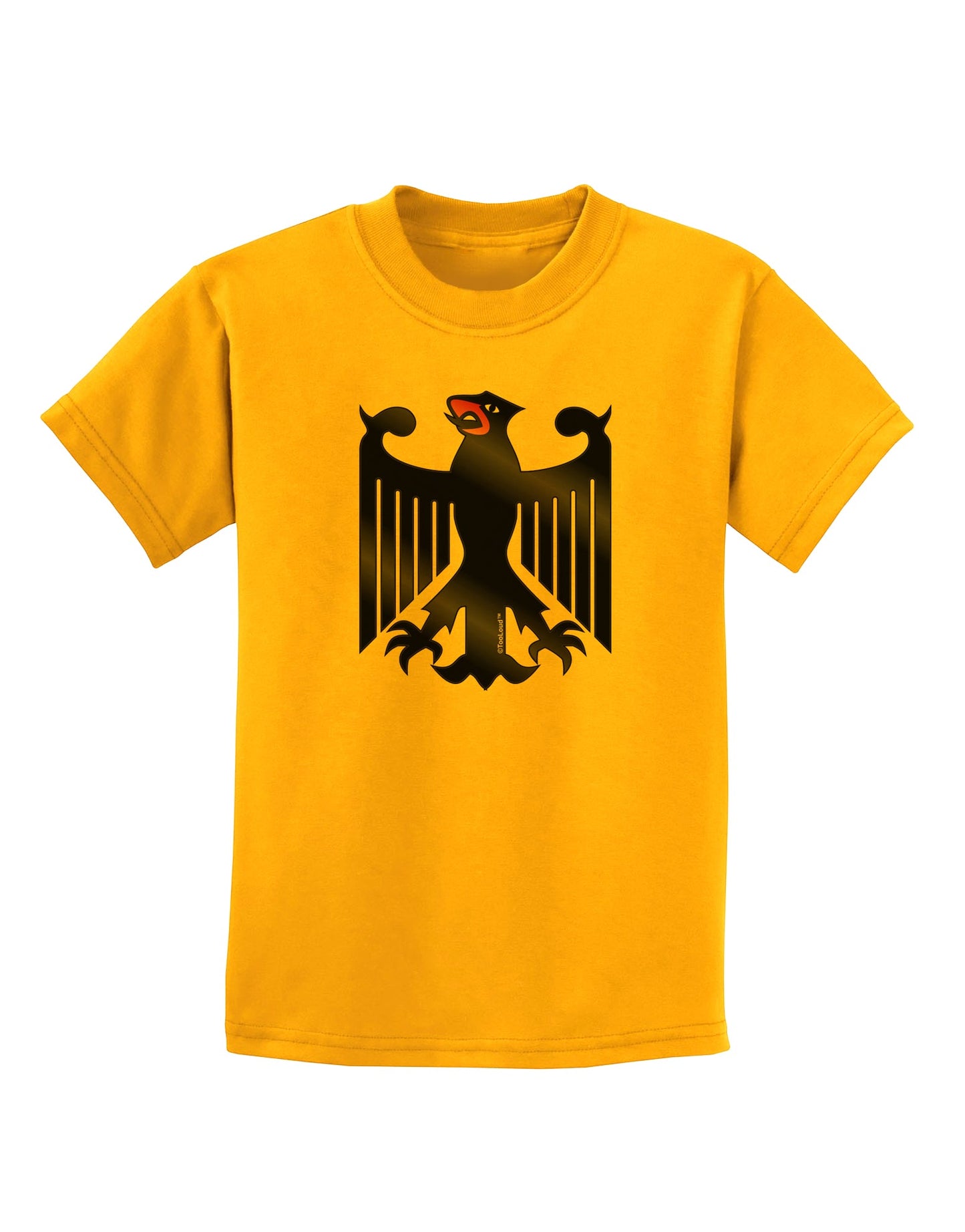 Bundeswehr Logo Childrens T-Shirt-Childrens T-Shirt-TooLoud-Gold-X-Small-Davson Sales