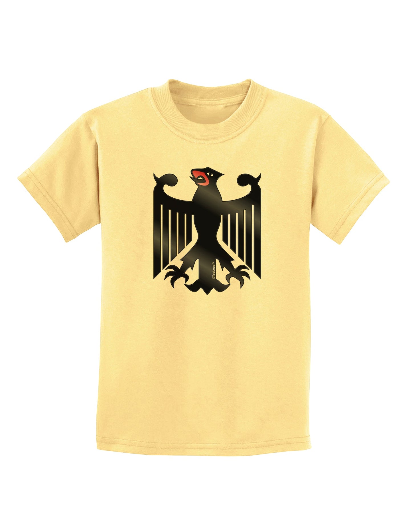 Bundeswehr Logo Childrens T-Shirt-Childrens T-Shirt-TooLoud-Daffodil-Yellow-X-Small-Davson Sales