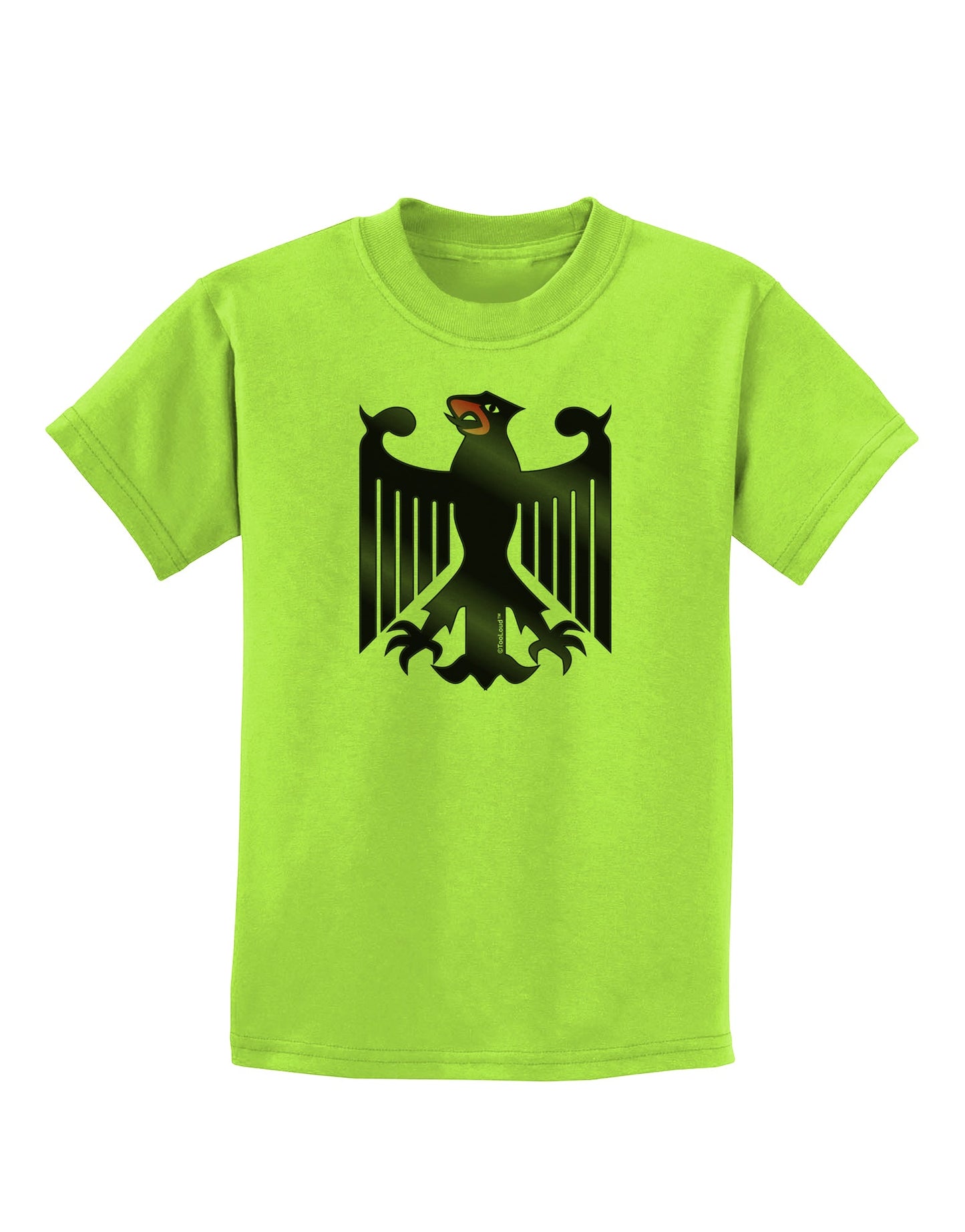 Bundeswehr Logo Childrens T-Shirt-Childrens T-Shirt-TooLoud-Lime-Green-X-Small-Davson Sales