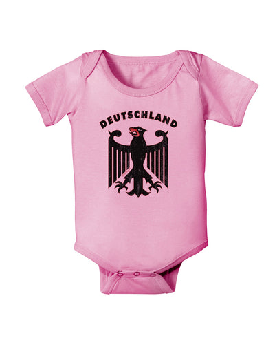 Bundeswehr Logo Deutschland Baby Romper Bodysuit-Baby Romper-TooLoud-Pink-06-Months-Davson Sales