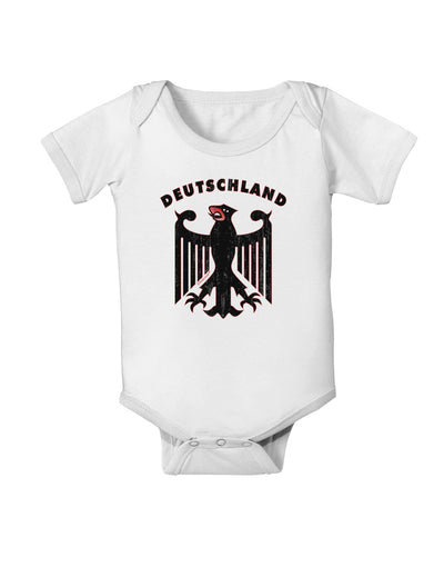 Bundeswehr Logo Deutschland Baby Romper Bodysuit-Baby Romper-TooLoud-White-06-Months-Davson Sales