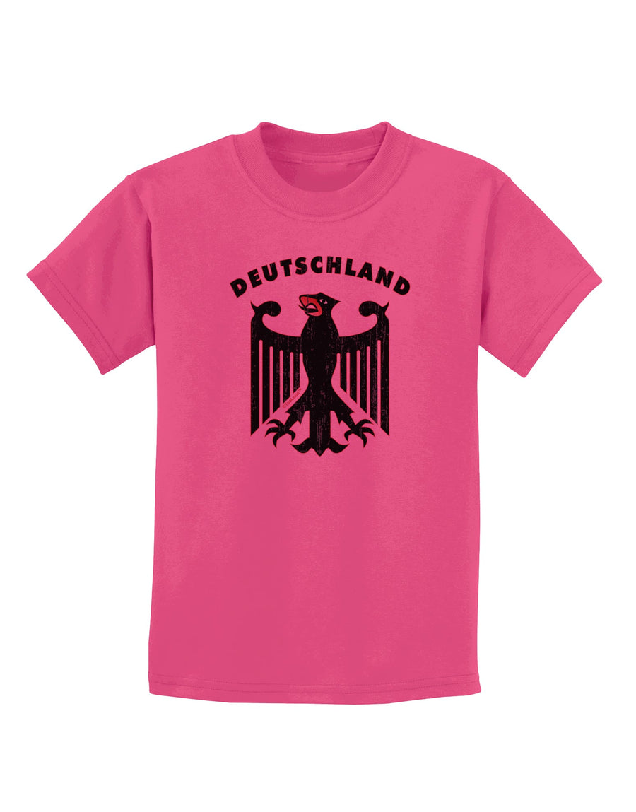 Bundeswehr Logo Deutschland Childrens T-Shirt-Childrens T-Shirt-TooLoud-PalePink-X-Small-Davson Sales