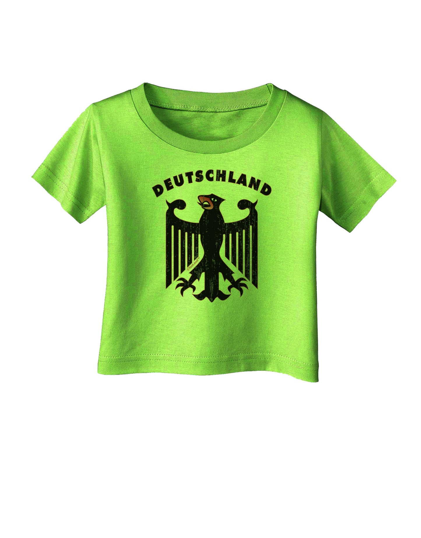 Bundeswehr Logo Deutschland Infant T-Shirt-Infant T-Shirt-TooLoud-Lime-Green-06-Months-Davson Sales
