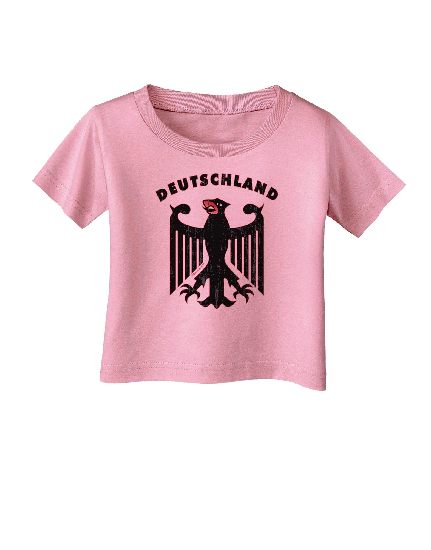 Bundeswehr Logo Deutschland Infant T-Shirt-Infant T-Shirt-TooLoud-Candy-Pink-06-Months-Davson Sales