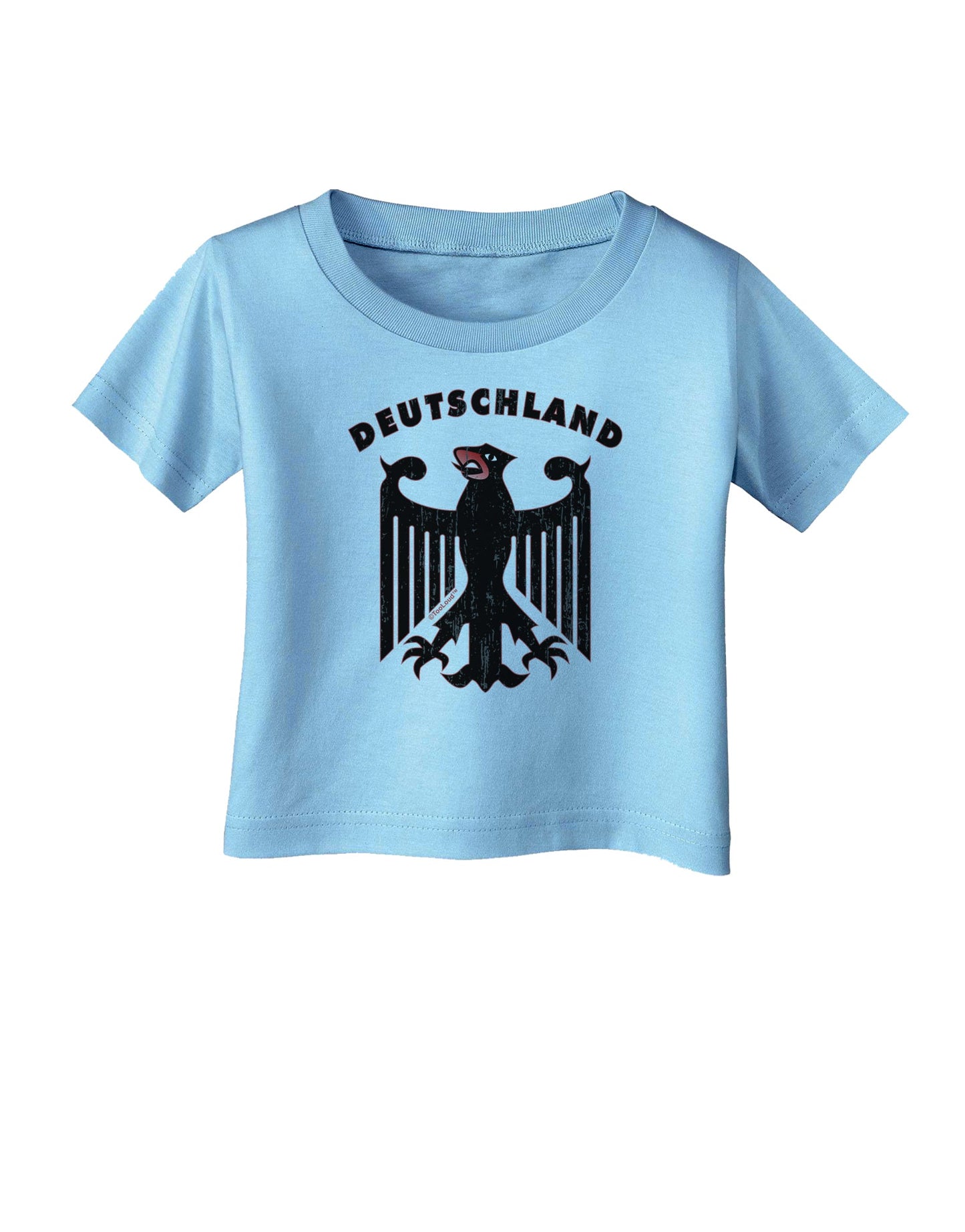 Bundeswehr Logo Deutschland Infant T-Shirt-Infant T-Shirt-TooLoud-Aquatic-Blue-06-Months-Davson Sales