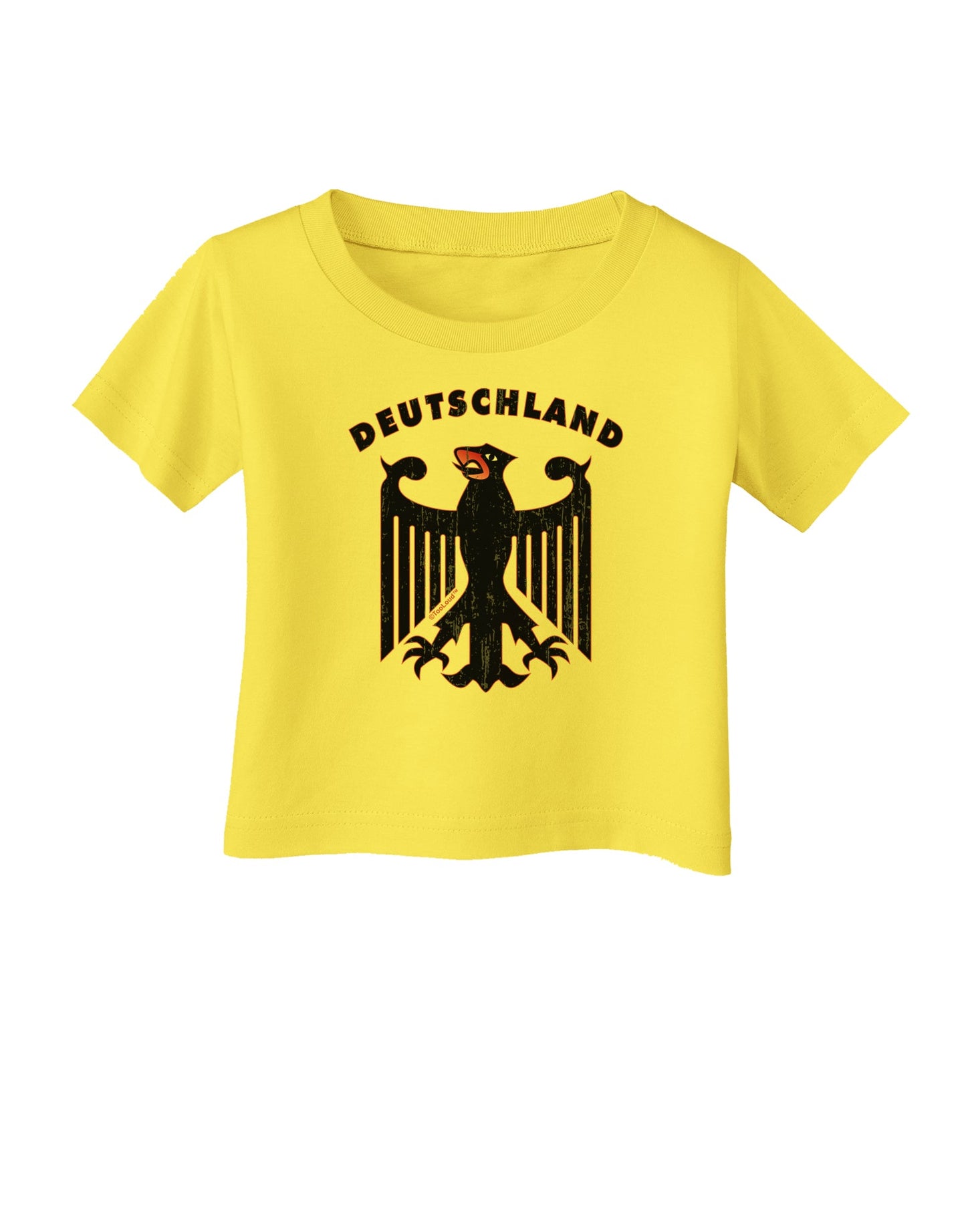 Bundeswehr Logo Deutschland Infant T-Shirt-Infant T-Shirt-TooLoud-Yellow-06-Months-Davson Sales