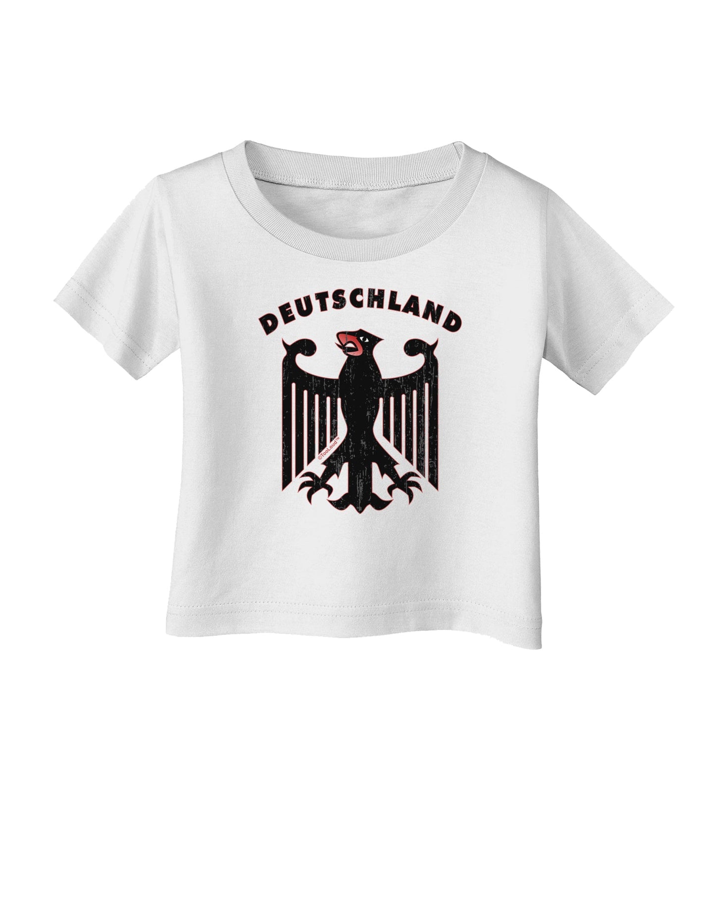 Bundeswehr Logo Deutschland Infant T-Shirt-Infant T-Shirt-TooLoud-White-06-Months-Davson Sales