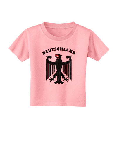 Bundeswehr Logo Deutschland Toddler T-Shirt-Toddler T-Shirt-TooLoud-Candy-Pink-2T-Davson Sales