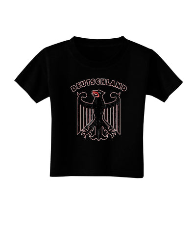 Bundeswehr Logo Deutschland Toddler T-Shirt Dark-Toddler T-Shirt-TooLoud-Black-2T-Davson Sales