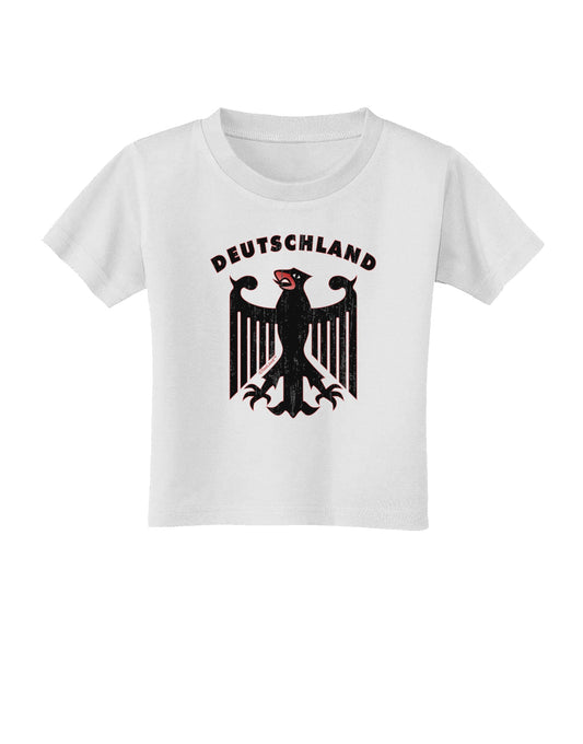 Bundeswehr Logo Deutschland Toddler T-Shirt-Toddler T-Shirt-TooLoud-White-2T-Davson Sales