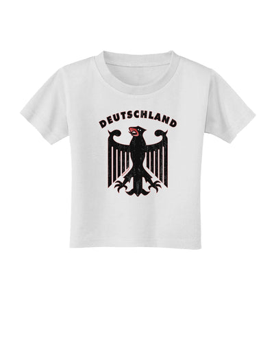 Bundeswehr Logo Deutschland Toddler T-Shirt-Toddler T-Shirt-TooLoud-White-2T-Davson Sales