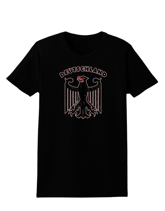 Bundeswehr Logo Deutschland Womens Dark T-Shirt-TooLoud-Black-X-Small-Davson Sales