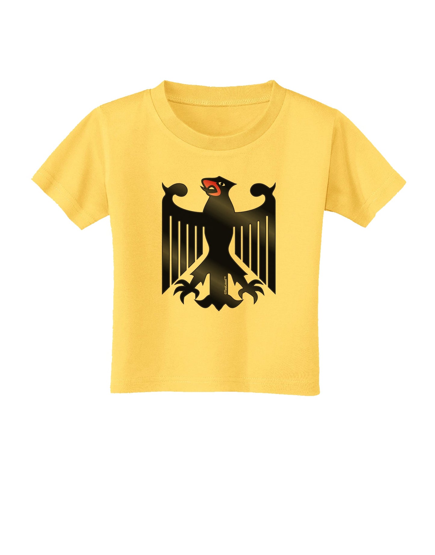 Bundeswehr Logo Toddler T-Shirt-Toddler T-Shirt-TooLoud-Yellow-2T-Davson Sales