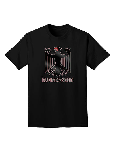 Bundeswehr Logo with Text Adult Dark T-Shirt-Mens T-Shirt-TooLoud-Black-Small-Davson Sales