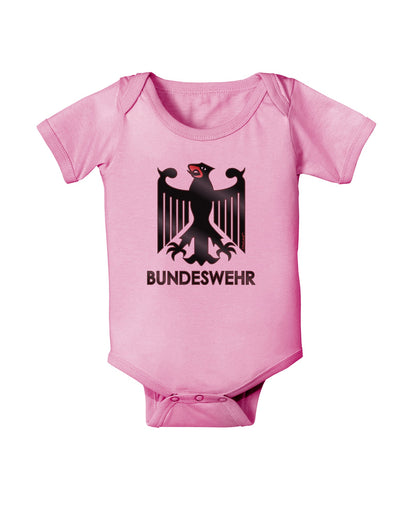 Bundeswehr Logo with Text Baby Romper Bodysuit-Baby Romper-TooLoud-Pink-06-Months-Davson Sales