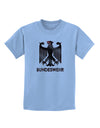 Bundeswehr Logo with Text Childrens T-Shirt-Childrens T-Shirt-TooLoud-Light-Blue-X-Small-Davson Sales