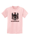 Bundeswehr Logo with Text Childrens T-Shirt-Childrens T-Shirt-TooLoud-PalePink-X-Small-Davson Sales