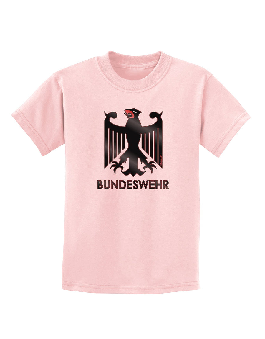 Bundeswehr Logo with Text Childrens T-Shirt-Childrens T-Shirt-TooLoud-White-X-Small-Davson Sales