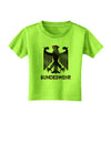 Bundeswehr Logo with Text Toddler T-Shirt-Toddler T-Shirt-TooLoud-Lime-Green-2T-Davson Sales