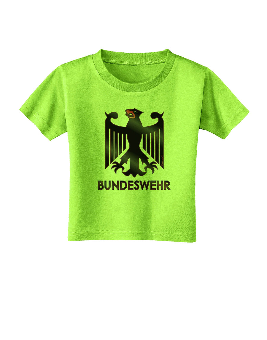 Bundeswehr Logo with Text Toddler T-Shirt-Toddler T-Shirt-TooLoud-White-2T-Davson Sales