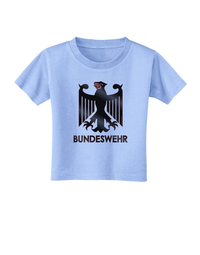 Bundeswehr Logo with Text Toddler T-Shirt-Toddler T-Shirt-TooLoud-Aquatic-Blue-2T-Davson Sales