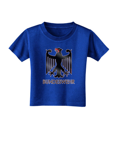 Bundeswehr Logo with Text Toddler T-Shirt Dark-Toddler T-Shirt-TooLoud-Royal-Blue-2T-Davson Sales