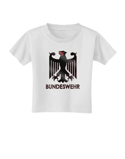 Bundeswehr Logo with Text Toddler T-Shirt-Toddler T-Shirt-TooLoud-White-2T-Davson Sales