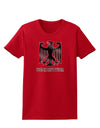 Bundeswehr Logo with Text Womens Dark T-Shirt-TooLoud-Red-X-Small-Davson Sales